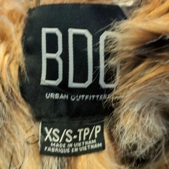 Urban Outfitters Faux Fur Lined Denim Trucker Jacket Size XS - Picture 12 of 13